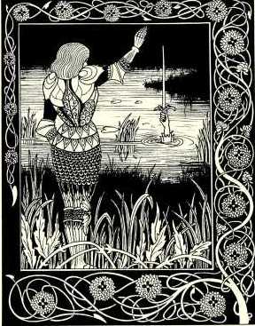 Bedivere How Bedivere Cast the Sword Excalibur into the Water (1894)