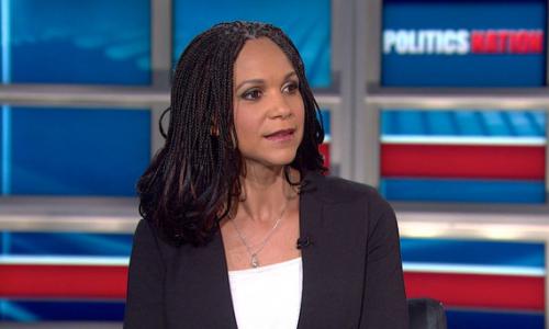 Melissa Harris-Perry Photograph of Harris-Perry on TV set