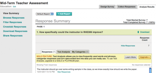 Survey Monkey Screenshot Screenshot of a survey from the website Survey Monkey