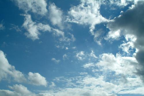 Blue Sky Blue sky with clouds